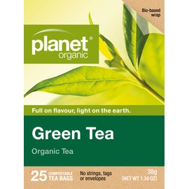 Planet Organic Green Herbal Tea 25 Tea Bags
