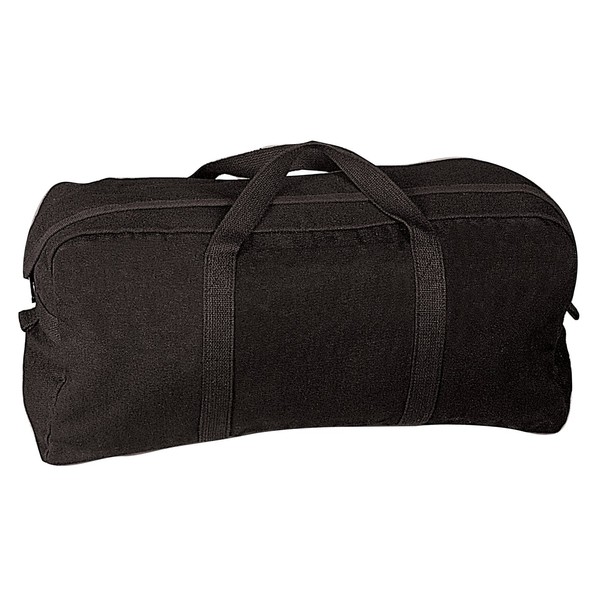 Rothco Canvas Tanker Style Tool Bag, Black