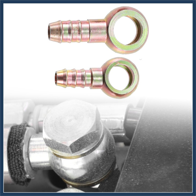 INFINAUTO 2 Set 12mm 14mm Banjo Hose Barb Bolt Fittings