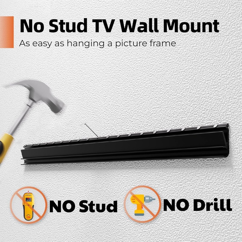 AENTGIU Studless TV Wall Mount, Heavy Duty Drywall TV Bracket