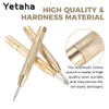 Yetaha 5-Inch Brass Automatic Center Punch, Adjustable Impact Spring Loaded