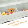 HOMGX Toy Storage Organizer, Open Kids Storage Cubby with 2