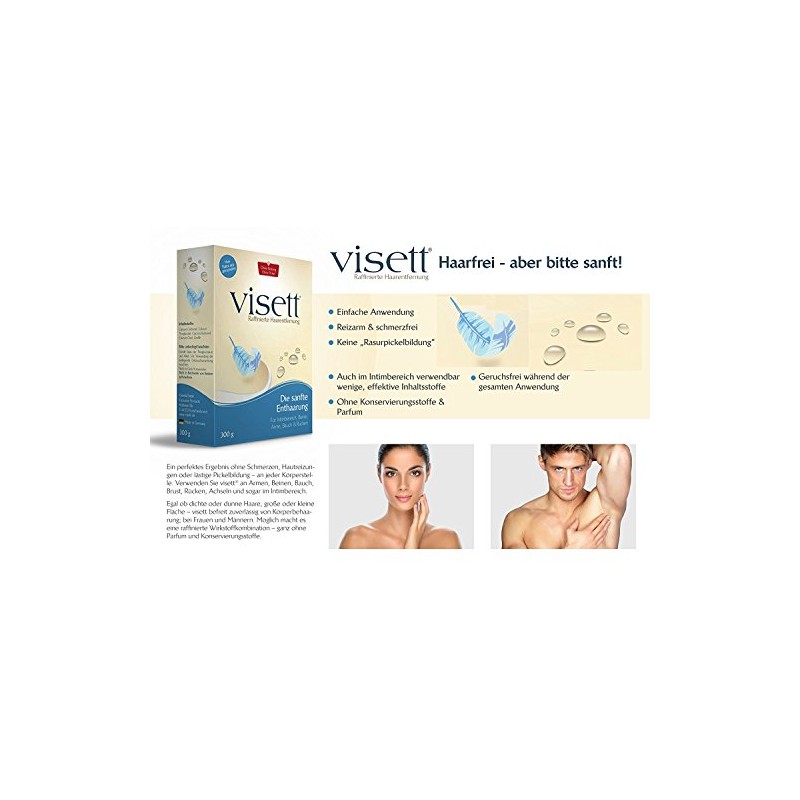 Visett Raffinierte Haarentfernung, 1er Pack (1 x 300 g)