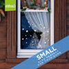Christmas Window Stickers - Swishy Tree Christmas Window Cling Decoration
