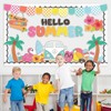 Hello Summer Bulletin Board Decoration Set Summer Theme Bulletin Board
