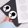 24 x 40mm Round 'Ping Pong Paddle with Ball' Stickers