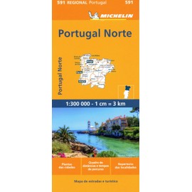 Portugal Norte - Michelin Regional Map 591: Map