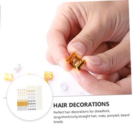 FOMIYES 220pcs Hair Ring Hair Accessories Hairpin Women's Lockets Pirate Accessories Pirate Ring Hair Jewelry Rings Dreadlocks Rings Braids Accessories Dreadlock Adornment Hair Accessory