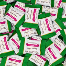 Sugar Free Chocolate Toffee Squares – 1 lb Bulk Candy Bag – Crunchy Buttery Toffee Covered in Milk Chocolate – Individually Wrapped – Approx. 30 Pieces