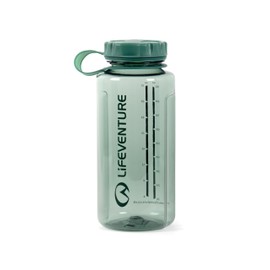 Lifeventure 1 Litre Tritan Flask for Hiking, Camping, Outdoor Sports, Made From BPA-Free Material, Leak-Proof, Screw-Top Lid, With Side Volume Measurements, Green