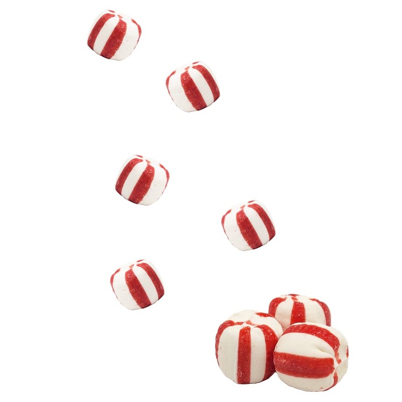 Fruidles Peppermint Puff Candy 110 Pieces, 1 Pound, After Dinner