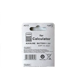 AG13 LR44 L1154 357 A76 Alkaline Button Cell Battery with Retail Blister Pack Cards (100) by YMCtoys