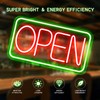 Tekstap Open Sign, 12V Neon Open Signs for Business Window,
