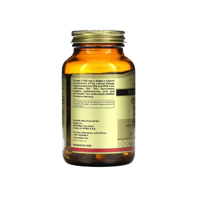 Triple Strength Omega-3 950 Mg 50 Soft Sabor Sin Sabor