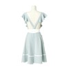 Francfranc Flare Franc Flare Ruffle Full Apron, Gray