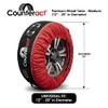 Counteract Tire Cover 4 Pack - Black & Red Oxford