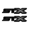 STX Decals Black Stickers for Truck Compatible F150 (2015 -