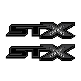 STX Decals Black Stickers for Truck Compatible F150 (2015 - 2020)