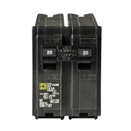 Square D by Schneider Electric HOM220CP Homeline 20 Amp Two-Pole Circuit Breaker