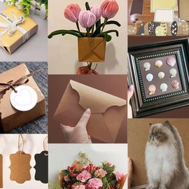 20 Sheets 5 Colors A4 Card Paper, 230g Coloured Cardstock, Thick Cardstock Paper for Invitations DIY Crafts Cards Making, Yellow