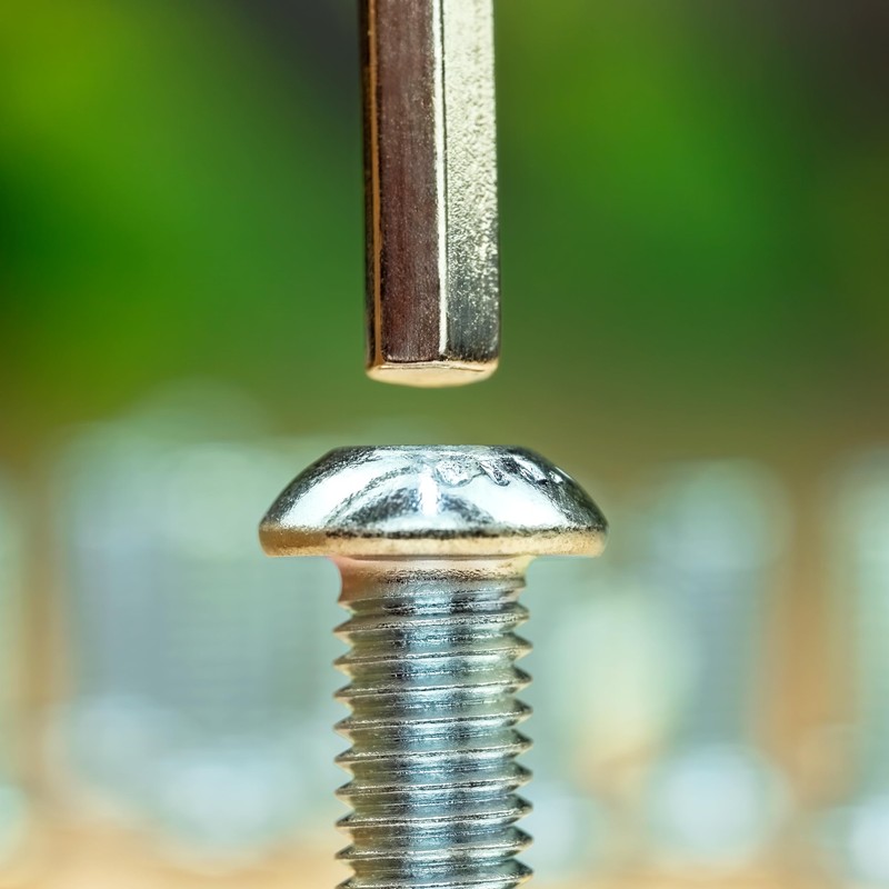 25 x pan head screws with hexagon socket, galvanised, stainless