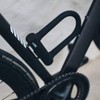 ULAC(ユーラック) BROOKLYN シリコンカバー自転車用U字ロック UL-SU3-03 76mm×128mm ブラック