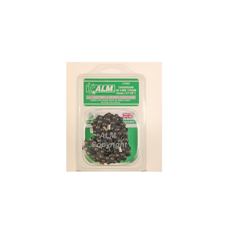 ALM Manufacturing CH060 3/8-inch x 60-Links Chainsaw Chain Fits 45cm
