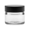 10 x Mini Glass Jars 15 ml Empty Cream Jars