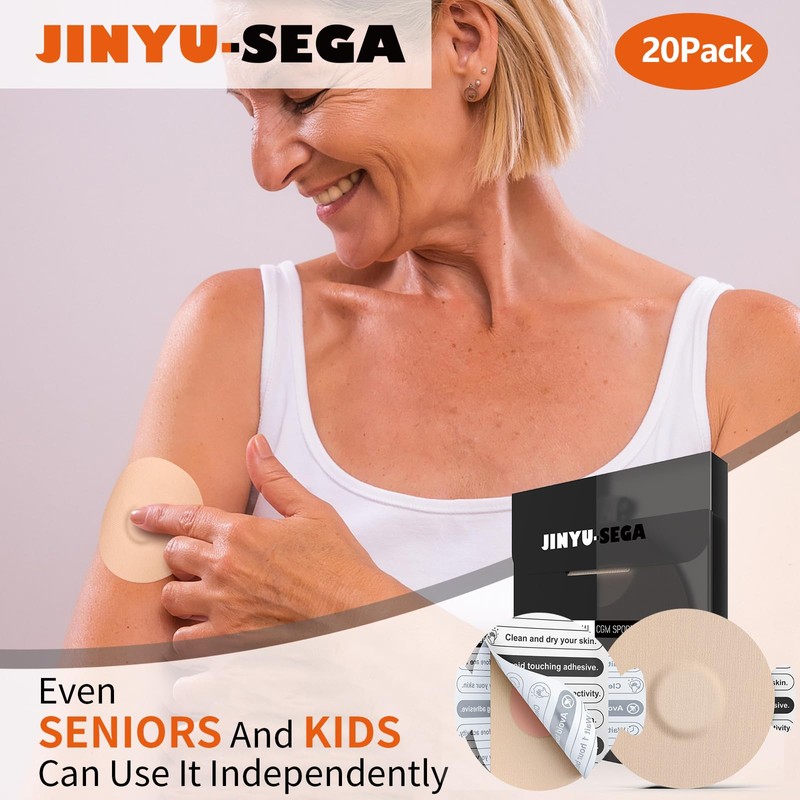 Sensor Covers for Libre 3 Waterproof - 20pcs Adhesive Patches