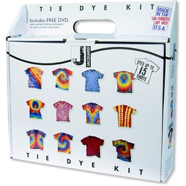 Jacquard Large Tie Dye Kit - Fantastic Introduction to Tie Dye - Fun for All Ages - Dyes up to 15 Adult T-Shirts
