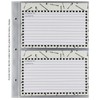 CR Gibson QP-12 Small Recipe Book Pocket Page Refill 20