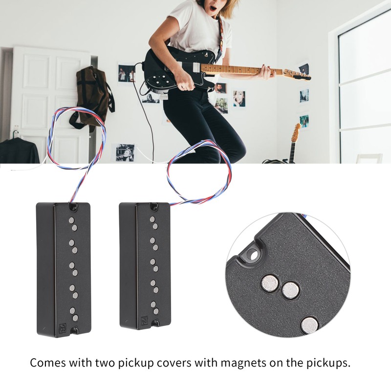 GMB33 Double 5‑String Bass Pickup Set for 5‑String Guitar Bass