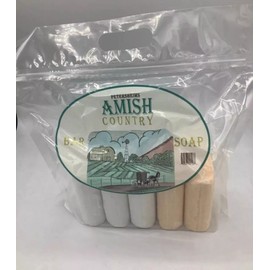 Amish Amish Country Bar Soap HUGE 7 oz Bars (5 Bars Total)  (FREE GIFT EVERY ORDER)