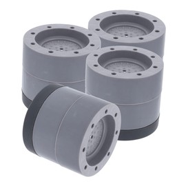 TEHAUX 4pcs Anti Vibration Washing Machine Pads Non-Slip Feet Stabilizer Cushions for Appliances 6.8cm Diameter 4.7cm Inner Size Universal Dampening Support for Furniture and Washer