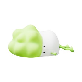 Cabbage Night Light Three Levels Light Adjustment Silicone Lamp Bedroom Bedside Night Light for Kids Green