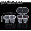 WEZCHUGHAOL 20 Pcs Double Compartment Condiment Containers with Lids 2024