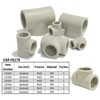 AERZETIX - C67024 - Set of 5 identical T-pieces made