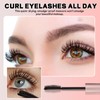 4 Stück Iron Eye Mascara，Iron Eye Eisenlocke Mascara(Schwarz, Braun)