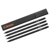 Notsu 4pc Black Pencils #2 Set | All Black Wood