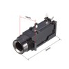 uxcell PCB Mount 6.35mm 3 Pin Socket Headphone Stereo Jack