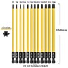 Saipor 12 Pieces 150 mm Torx Screwdriver Bit Set, Magnetic