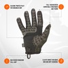 PIG Delta Utility Tactical Gloves, Touchscreen Compatible, High Dexterity, for