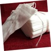 Mikinona Loose Leaf Tea Bags 100 Pcs Non-Woven Drawstring Tea