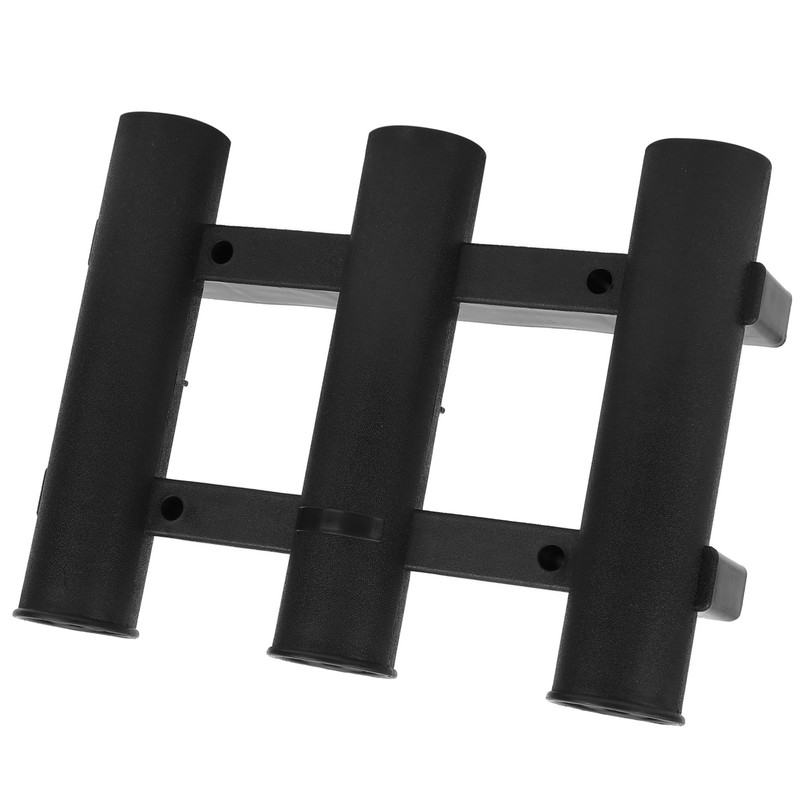 Rod Storage Holder Wall Side Mounted 3 Tube Fishing Pole