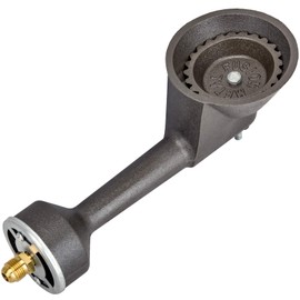 onlyfire High Pressure Propane Cast-Iron Replacement Round Burner with Orifice Brass Fitting