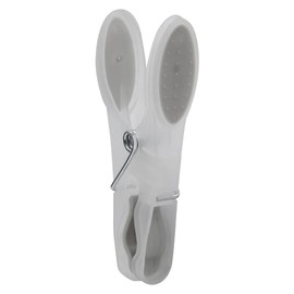 JVL Plastic Peg Basket with 72 Soft Grip Pegs, Aqua (19-216-283)