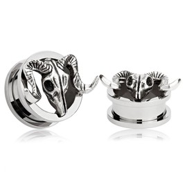 KUBOOZ Artiglio 2pcs Retro Punk Ear Stretcher Expander 6mm to 25mm, Resin