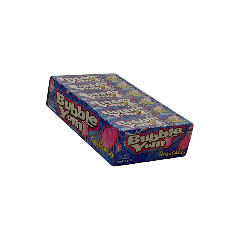 Bubble Yum Cotton Candy Bubble Gum - Soft and Easy