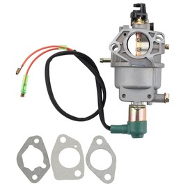 Carburetor Carb Replaces For Tsurumi TPG37000HDX-4A-268 TPG4-7000HDX TPG4-7000HDXE TPG-4300H-DX TPG4-6000HDX 6000 6800 7000 watt Generator 11hp 13hp 337cc 389cc Auto Choke with Solenoid