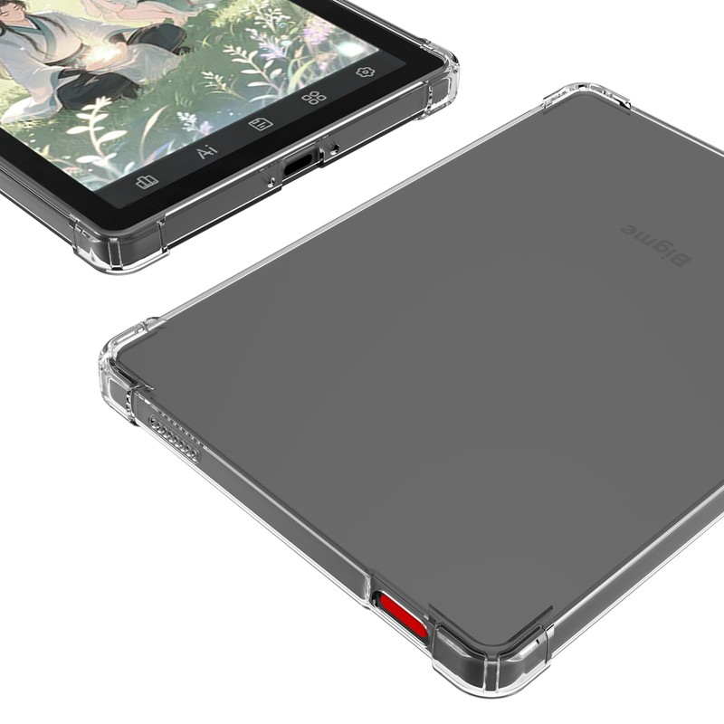 BOZHUORUI Case for Bigme B6 Color/Bigme B6 B/W,Clear Soft TPU